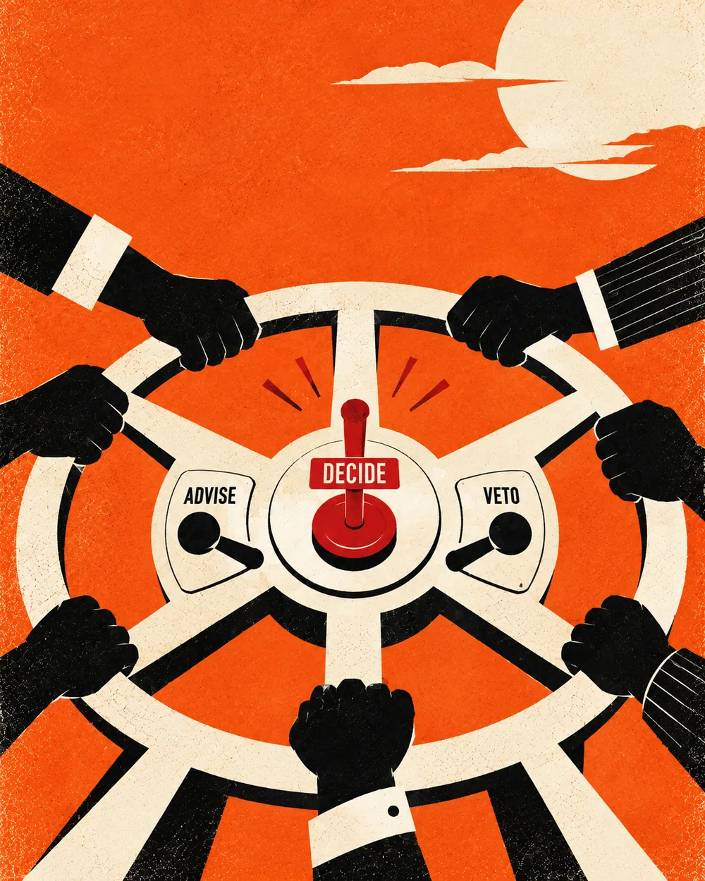Editorial illustration for Week 15: Who Actually Gets to Decide?