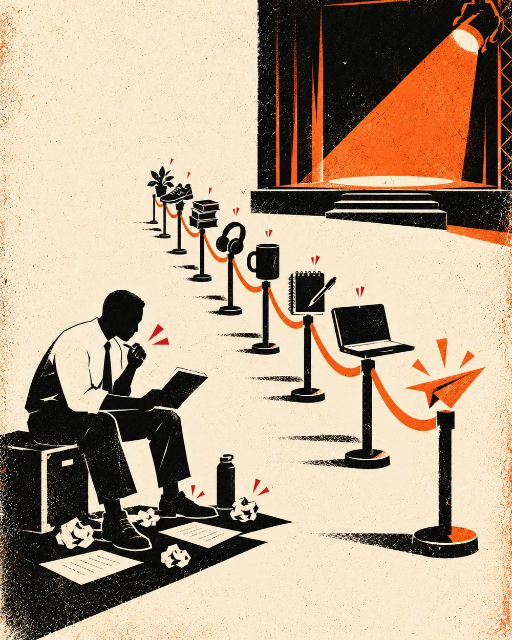 Editorial illustration for Week 22: Why Are You Waiting for the Big Presentation to Practice Storytelling?