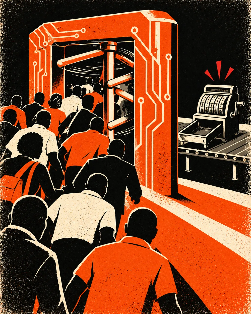 Editorial illustration for Week 48: Everyone’s Using AI. So Where’s the Return?